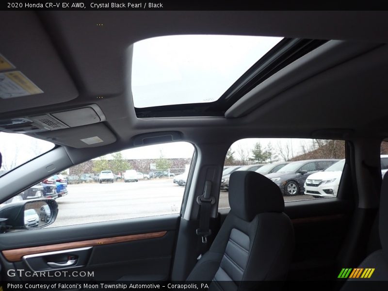 Crystal Black Pearl / Black 2020 Honda CR-V EX AWD