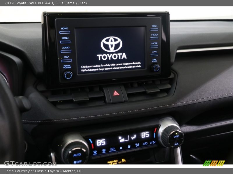 Blue Flame / Black 2019 Toyota RAV4 XLE AWD