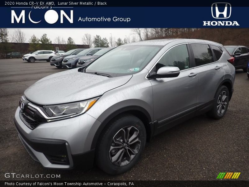 Lunar Silver Metallic / Black 2020 Honda CR-V EX AWD