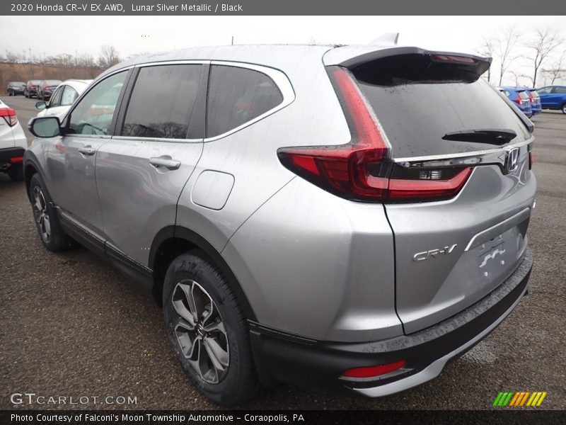 Lunar Silver Metallic / Black 2020 Honda CR-V EX AWD