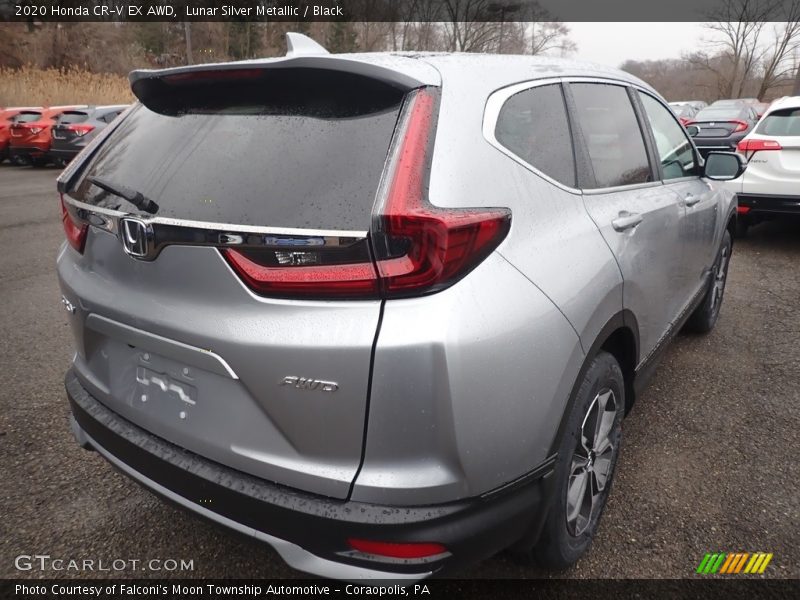 Lunar Silver Metallic / Black 2020 Honda CR-V EX AWD