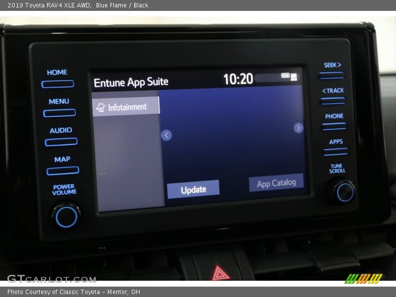 Blue Flame / Black 2019 Toyota RAV4 XLE AWD