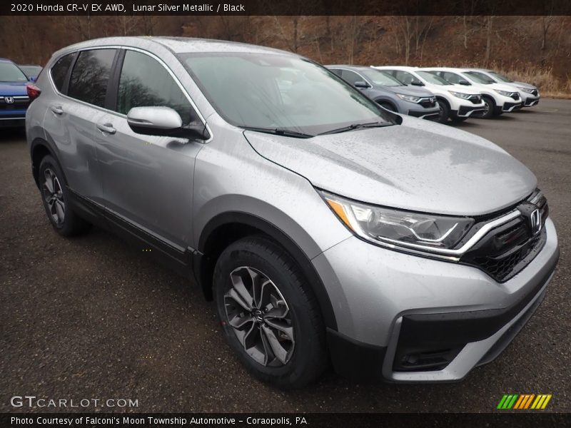 Lunar Silver Metallic / Black 2020 Honda CR-V EX AWD