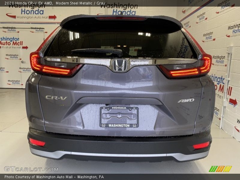 Modern Steel Metallic / Gray 2020 Honda CR-V EX AWD
