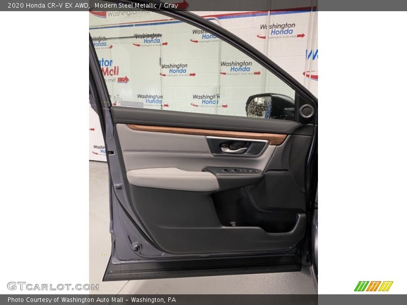Modern Steel Metallic / Gray 2020 Honda CR-V EX AWD