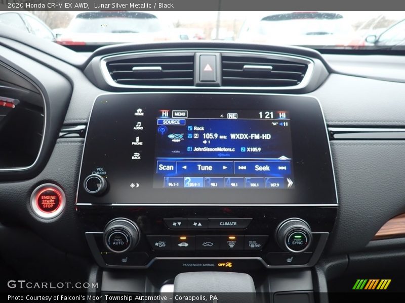 Lunar Silver Metallic / Black 2020 Honda CR-V EX AWD