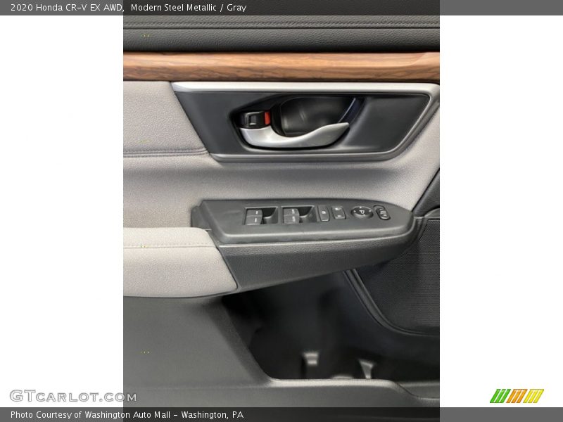 Modern Steel Metallic / Gray 2020 Honda CR-V EX AWD