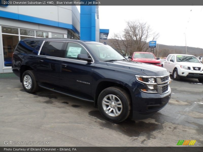 Blue Velvet Metallic / Jet Black 2020 Chevrolet Suburban LS 4WD