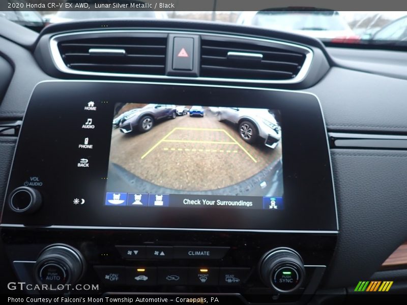 Lunar Silver Metallic / Black 2020 Honda CR-V EX AWD
