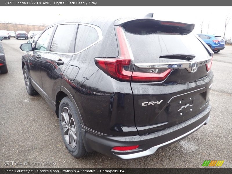 Crystal Black Pearl / Gray 2020 Honda CR-V EX AWD