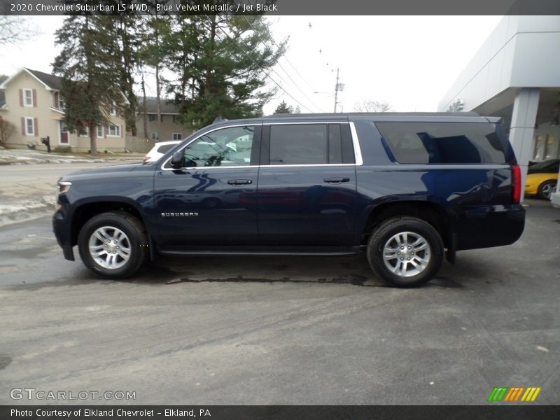 Blue Velvet Metallic / Jet Black 2020 Chevrolet Suburban LS 4WD