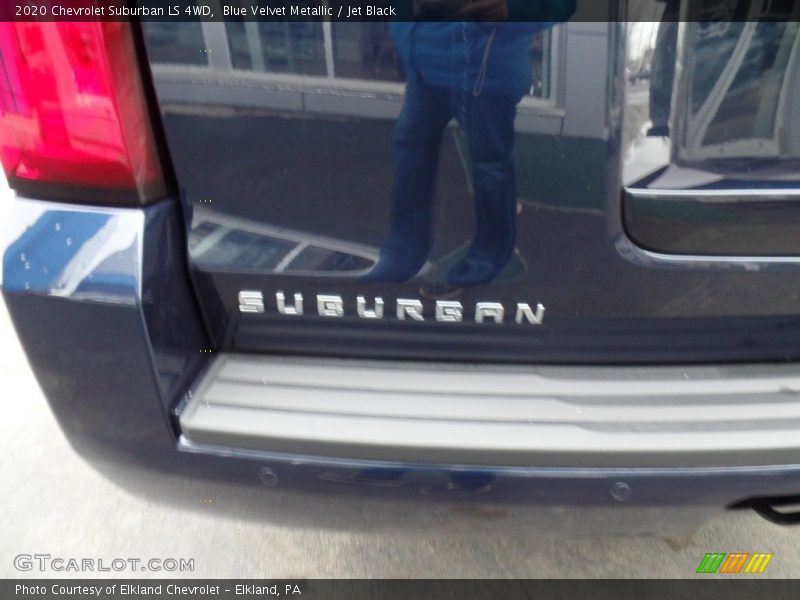 Blue Velvet Metallic / Jet Black 2020 Chevrolet Suburban LS 4WD