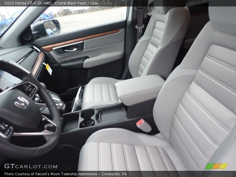 Crystal Black Pearl / Gray 2020 Honda CR-V EX AWD