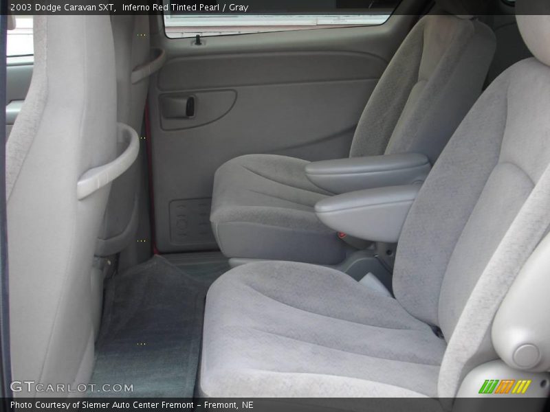 Inferno Red Tinted Pearl / Gray 2003 Dodge Caravan SXT