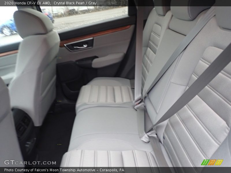 Crystal Black Pearl / Gray 2020 Honda CR-V EX AWD