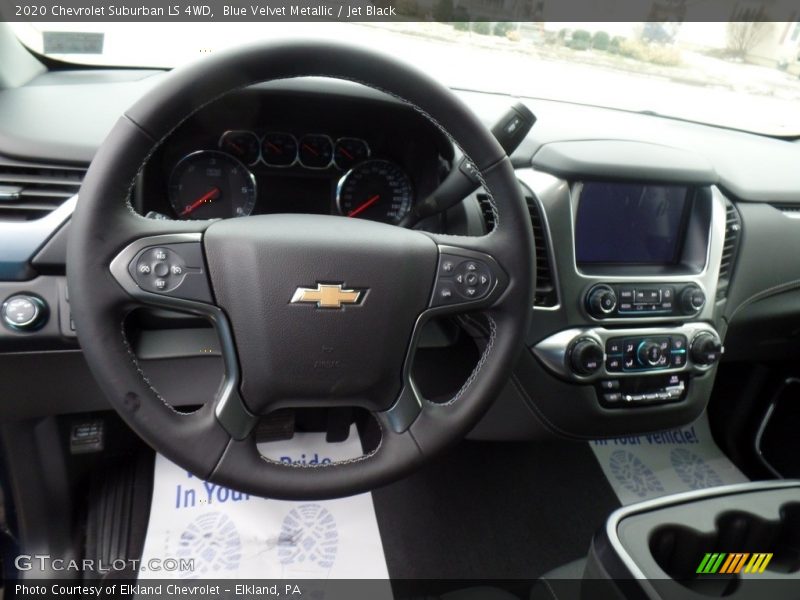 Blue Velvet Metallic / Jet Black 2020 Chevrolet Suburban LS 4WD