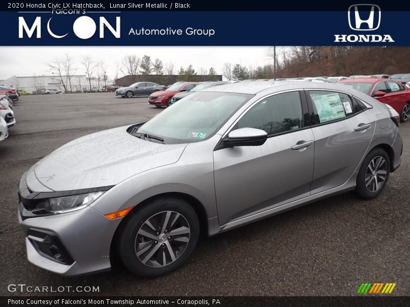 Lunar Silver Metallic / Black 2020 Honda Civic LX Hatchback