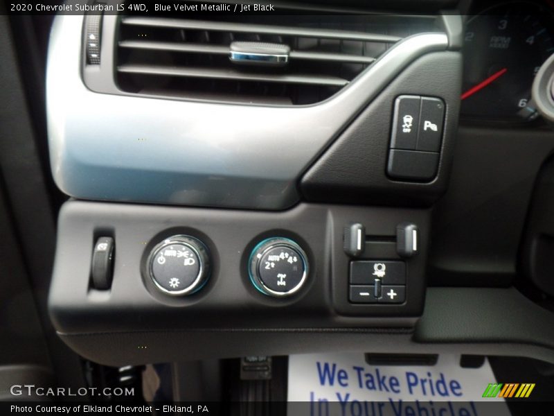 Blue Velvet Metallic / Jet Black 2020 Chevrolet Suburban LS 4WD