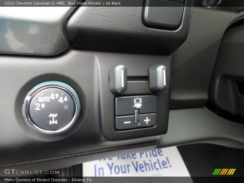 Blue Velvet Metallic / Jet Black 2020 Chevrolet Suburban LS 4WD