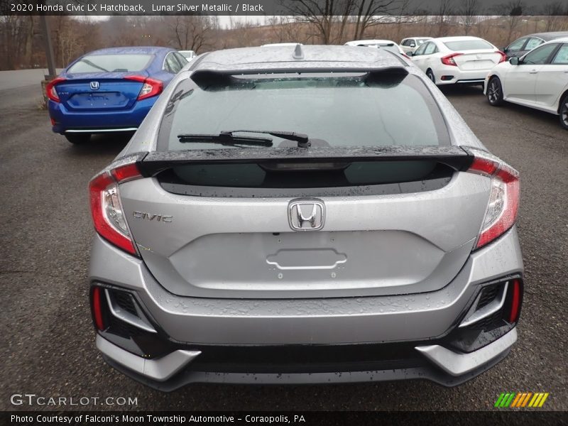 Lunar Silver Metallic / Black 2020 Honda Civic LX Hatchback