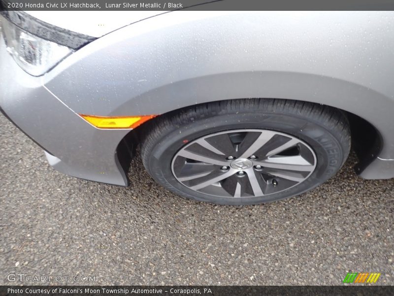 Lunar Silver Metallic / Black 2020 Honda Civic LX Hatchback