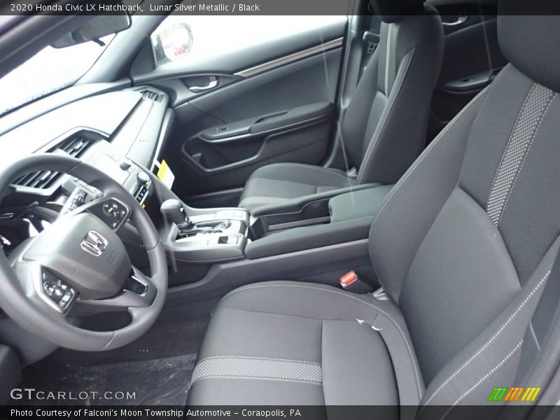 Front Seat of 2020 Civic LX Hatchback