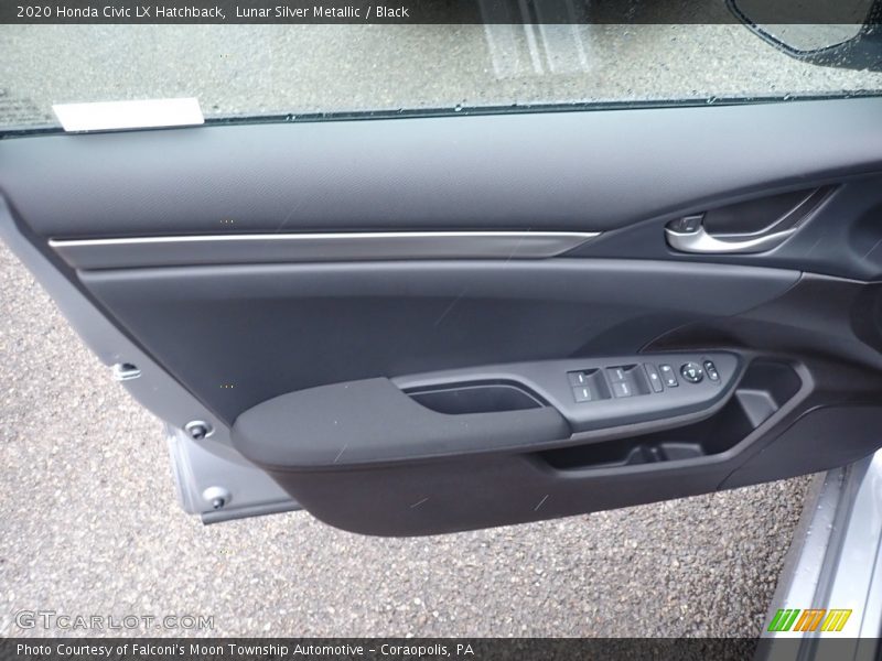 Lunar Silver Metallic / Black 2020 Honda Civic LX Hatchback