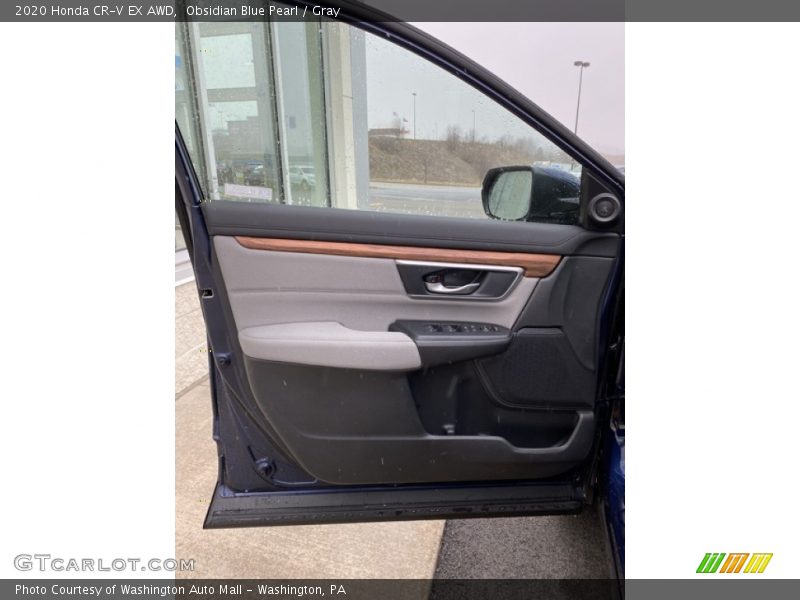 Obsidian Blue Pearl / Gray 2020 Honda CR-V EX AWD