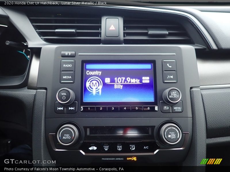 Controls of 2020 Civic LX Hatchback