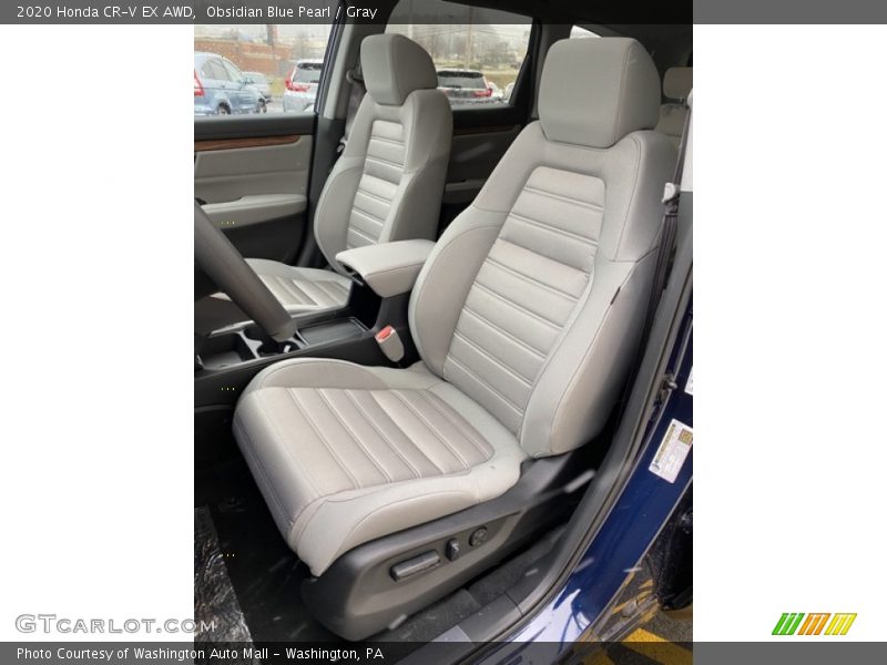 Obsidian Blue Pearl / Gray 2020 Honda CR-V EX AWD