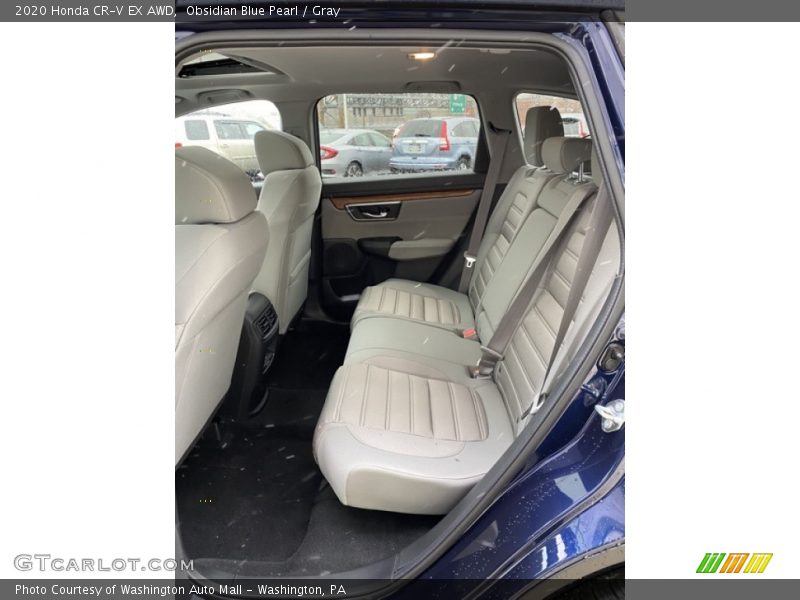 Obsidian Blue Pearl / Gray 2020 Honda CR-V EX AWD