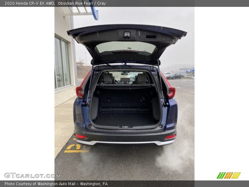 Obsidian Blue Pearl / Gray 2020 Honda CR-V EX AWD