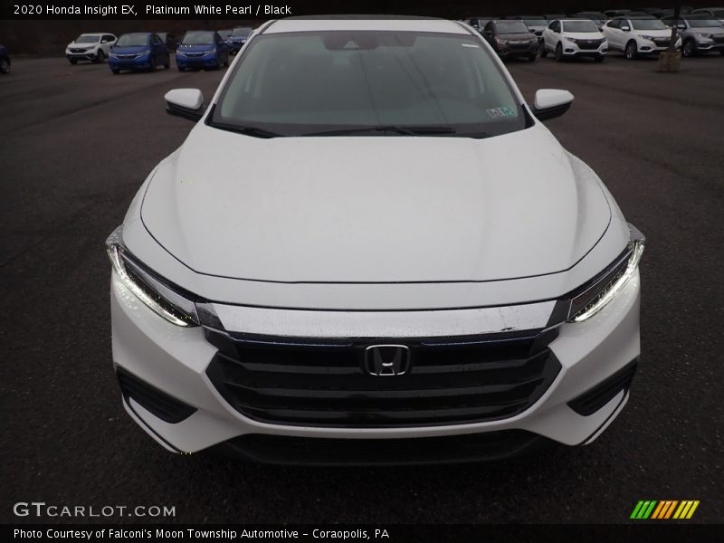 Platinum White Pearl / Black 2020 Honda Insight EX