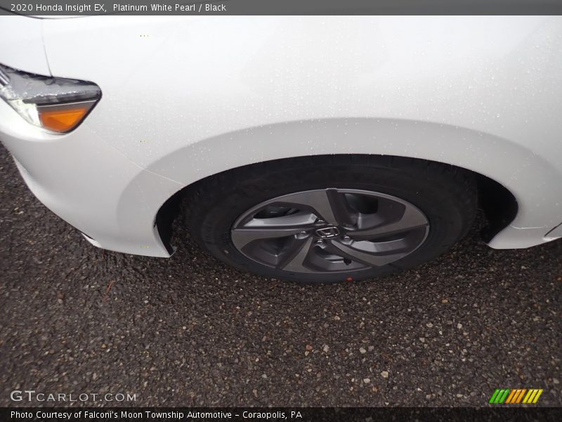 Platinum White Pearl / Black 2020 Honda Insight EX