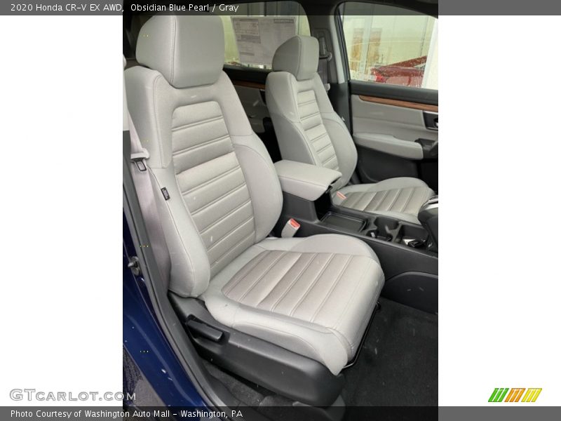 Obsidian Blue Pearl / Gray 2020 Honda CR-V EX AWD