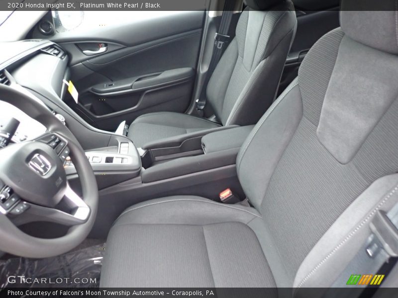 Platinum White Pearl / Black 2020 Honda Insight EX