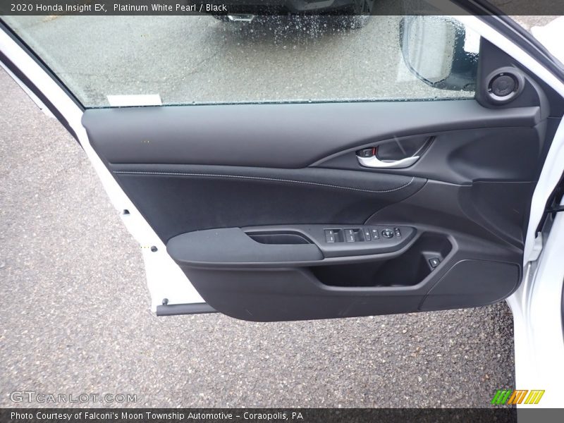 Platinum White Pearl / Black 2020 Honda Insight EX