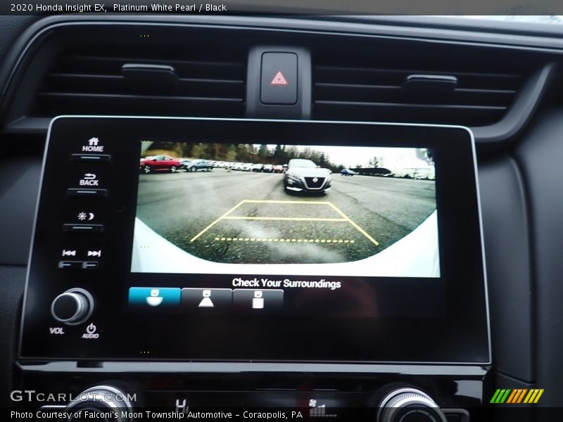 Platinum White Pearl / Black 2020 Honda Insight EX