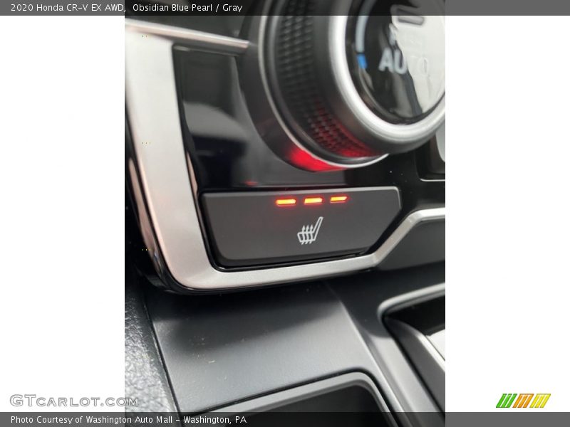 Obsidian Blue Pearl / Gray 2020 Honda CR-V EX AWD