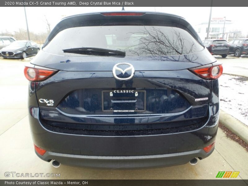 Deep Crystal Blue Mica / Black 2020 Mazda CX-5 Grand Touring AWD