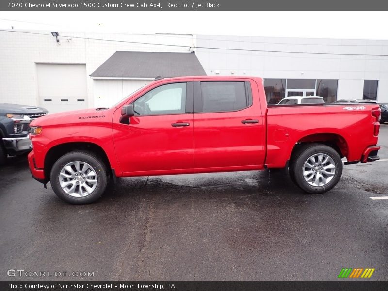  2020 Silverado 1500 Custom Crew Cab 4x4 Red Hot