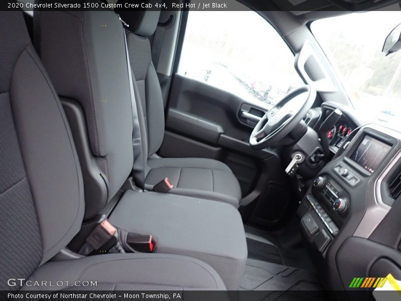 Red Hot / Jet Black 2020 Chevrolet Silverado 1500 Custom Crew Cab 4x4