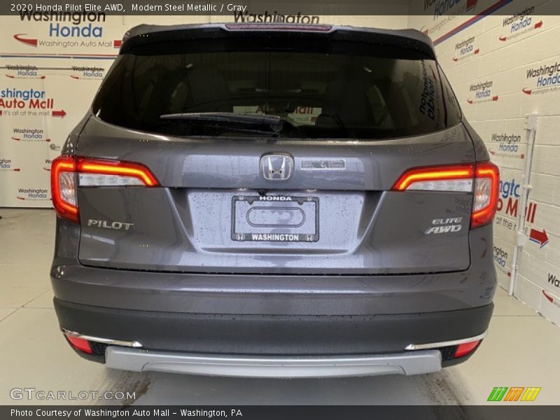 Modern Steel Metallic / Gray 2020 Honda Pilot Elite AWD
