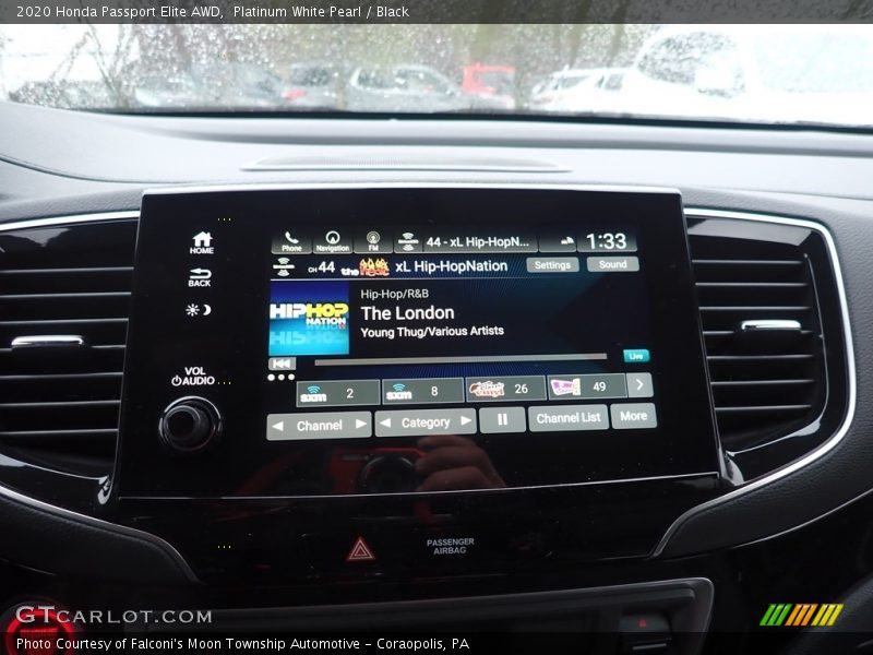 Platinum White Pearl / Black 2020 Honda Passport Elite AWD