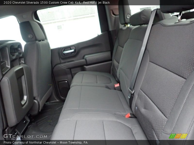 Red Hot / Jet Black 2020 Chevrolet Silverado 1500 Custom Crew Cab 4x4