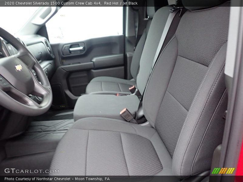 Red Hot / Jet Black 2020 Chevrolet Silverado 1500 Custom Crew Cab 4x4