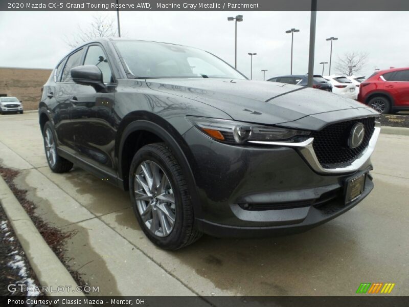 Machine Gray Metallic / Parchment 2020 Mazda CX-5 Grand Touring Reserve AWD