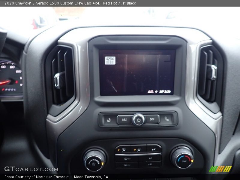 Red Hot / Jet Black 2020 Chevrolet Silverado 1500 Custom Crew Cab 4x4
