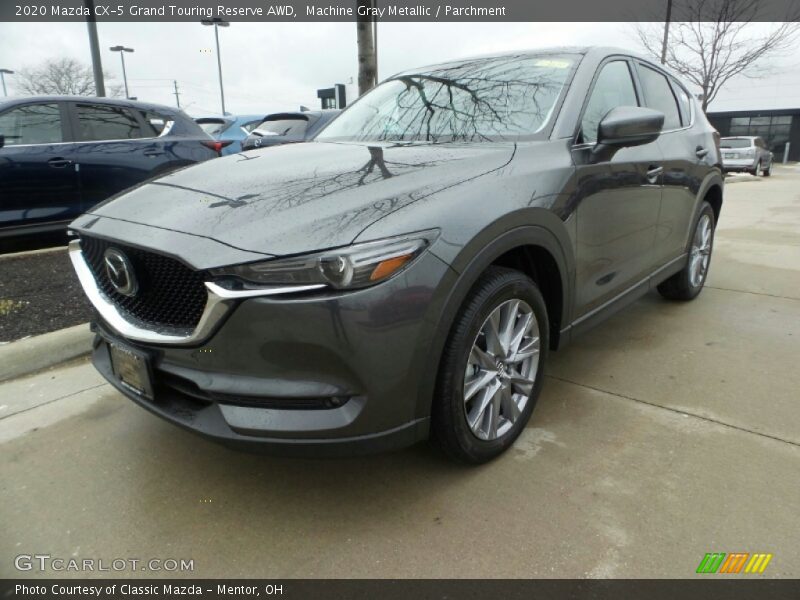 Machine Gray Metallic / Parchment 2020 Mazda CX-5 Grand Touring Reserve AWD