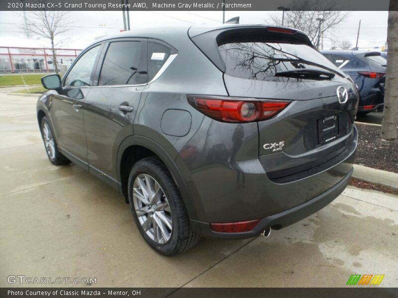 Machine Gray Metallic / Parchment 2020 Mazda CX-5 Grand Touring Reserve AWD